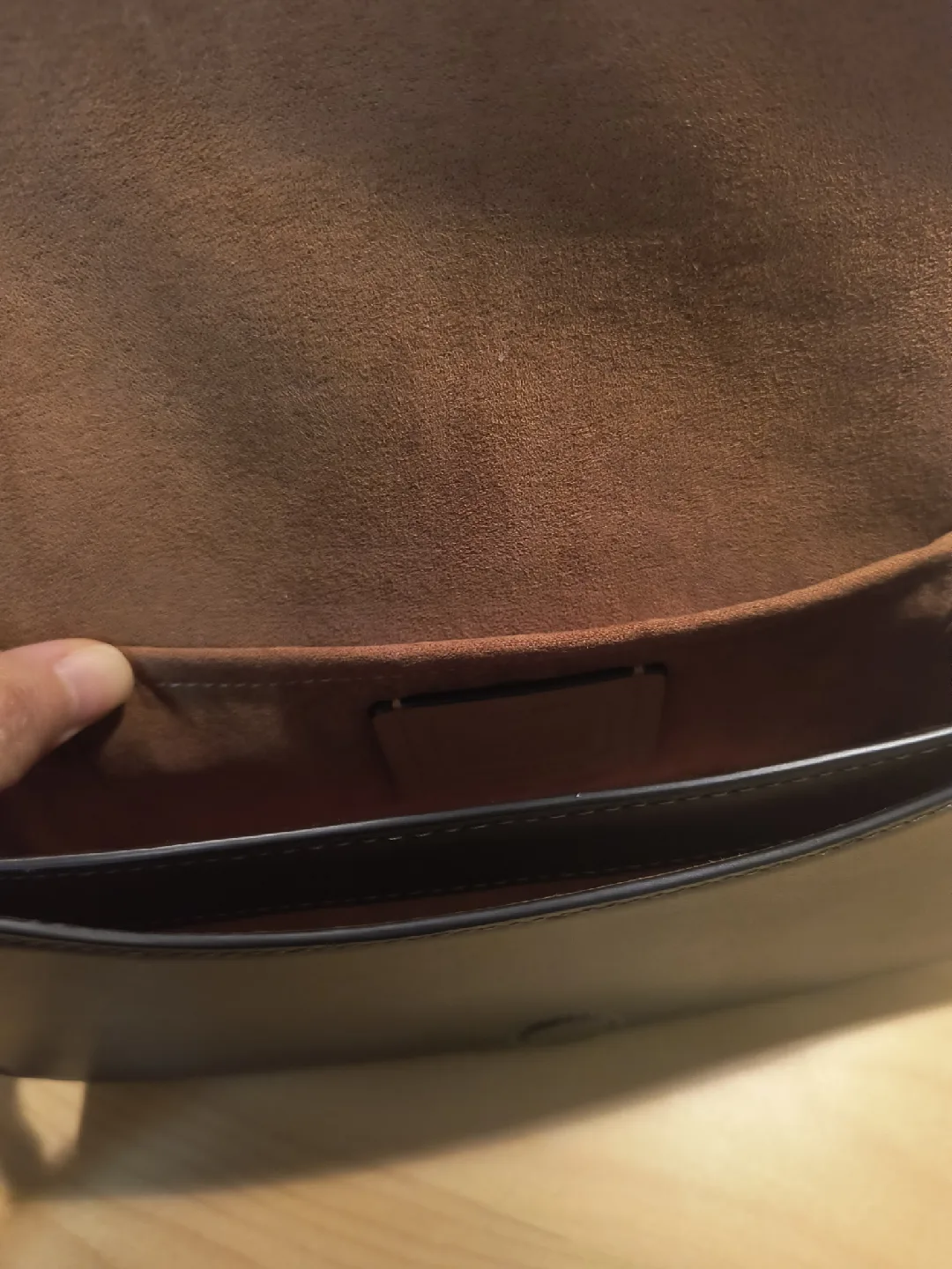 Coach Black Leather Shoulder Bag image indicator(5)