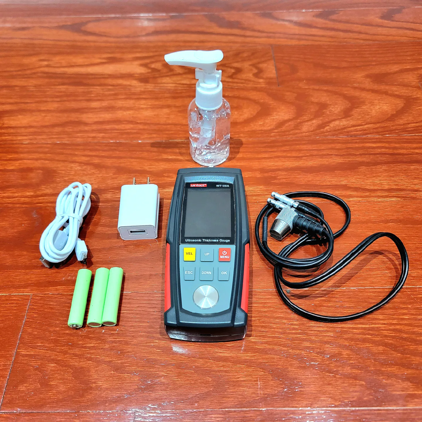 Wintact Digital Ultrasonic Thickness Gauge Tester Meter image indicator(2)