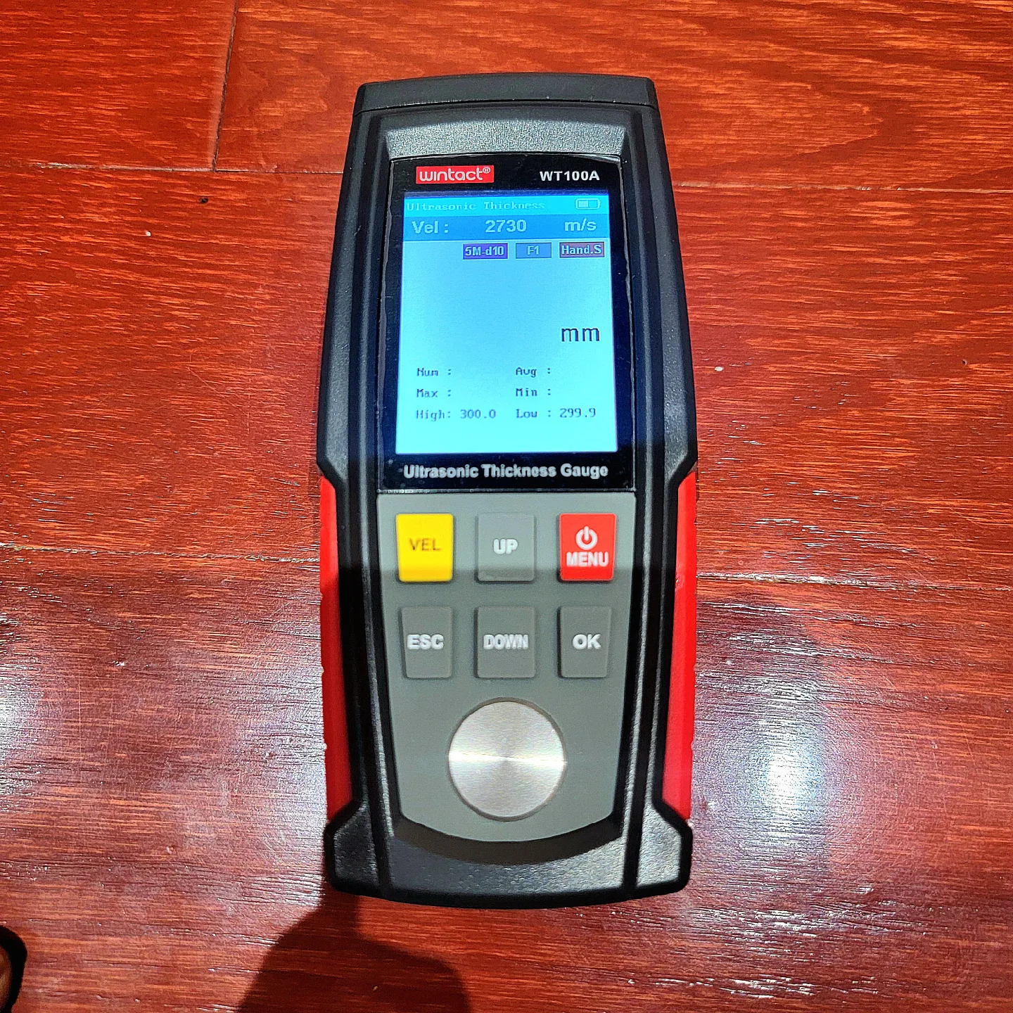 Wintact Digital Ultrasonic Thickness Gauge Tester Meter image indicator(3)