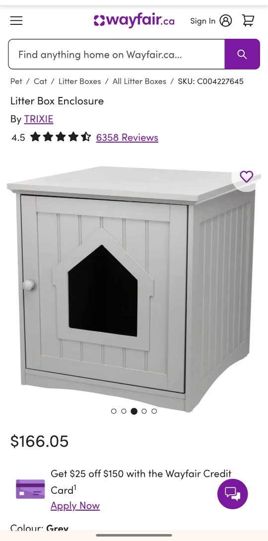 Trixie Litter Box Enclosure - white image indicator(4)