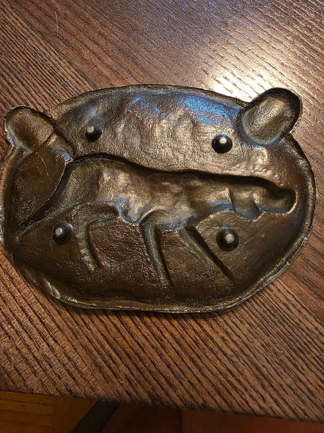 Bronze Hunting Dog Ashtray image indicator(5)