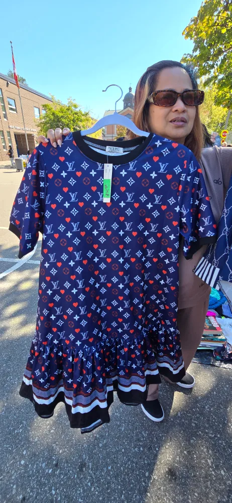 Designer Inspired Print Dress