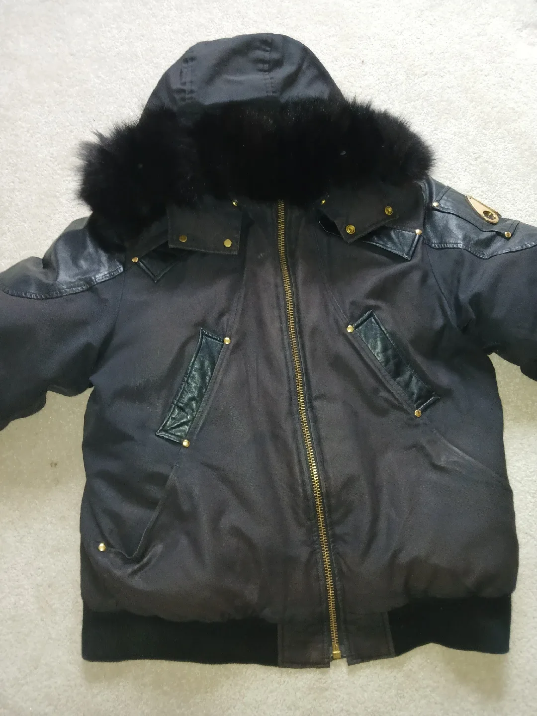Moose Knuckles Down Filled Black Jacket image indicator(2)