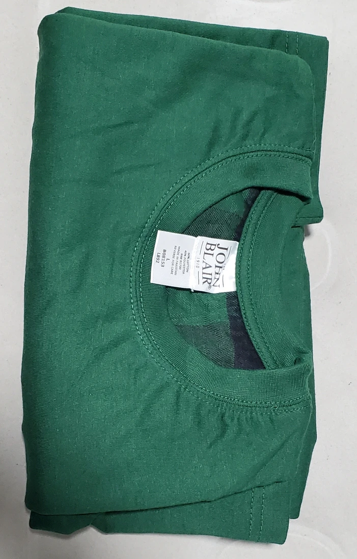 John Blair Green Long Sleeve Shirt - Size L - photo 3