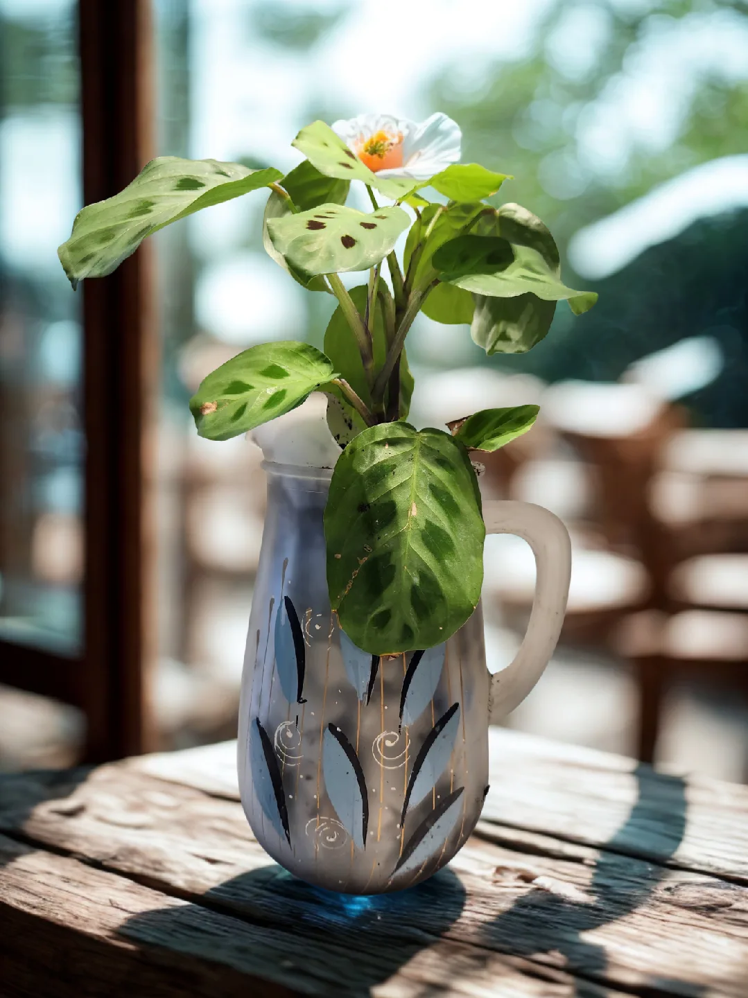 Prayer Plant in Decorative Pitcher thumbnail