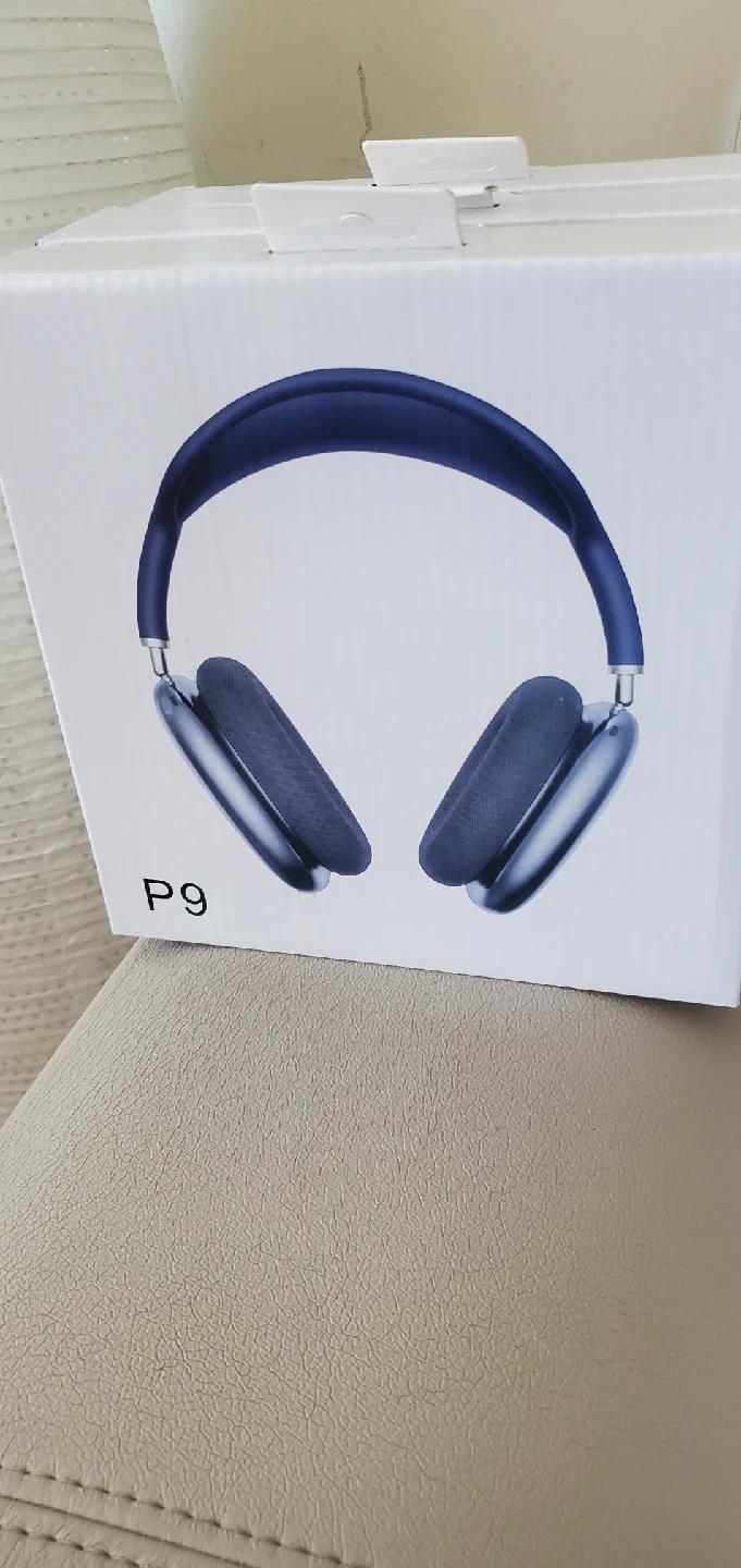 P9 Blue Headphones with Box