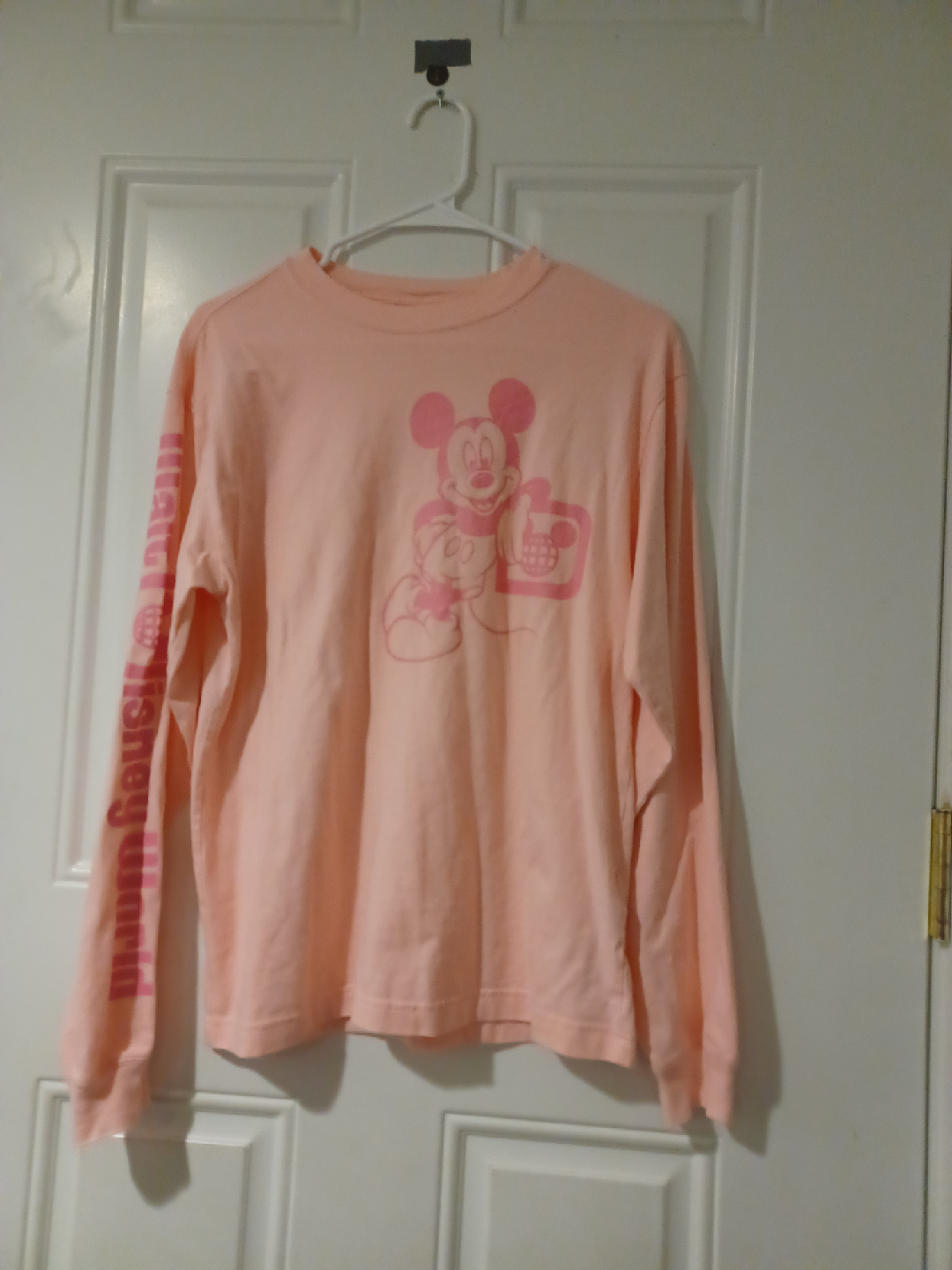 Disney World Mickey Mouse Long Sleeve Shirt - Size S