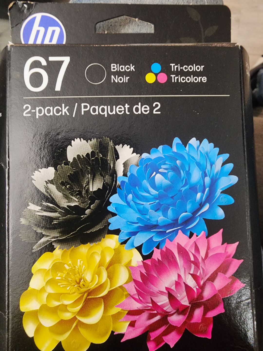 HP 67 Ink Cartridge - Black & Tri-Color, 2-Pack - photo 2