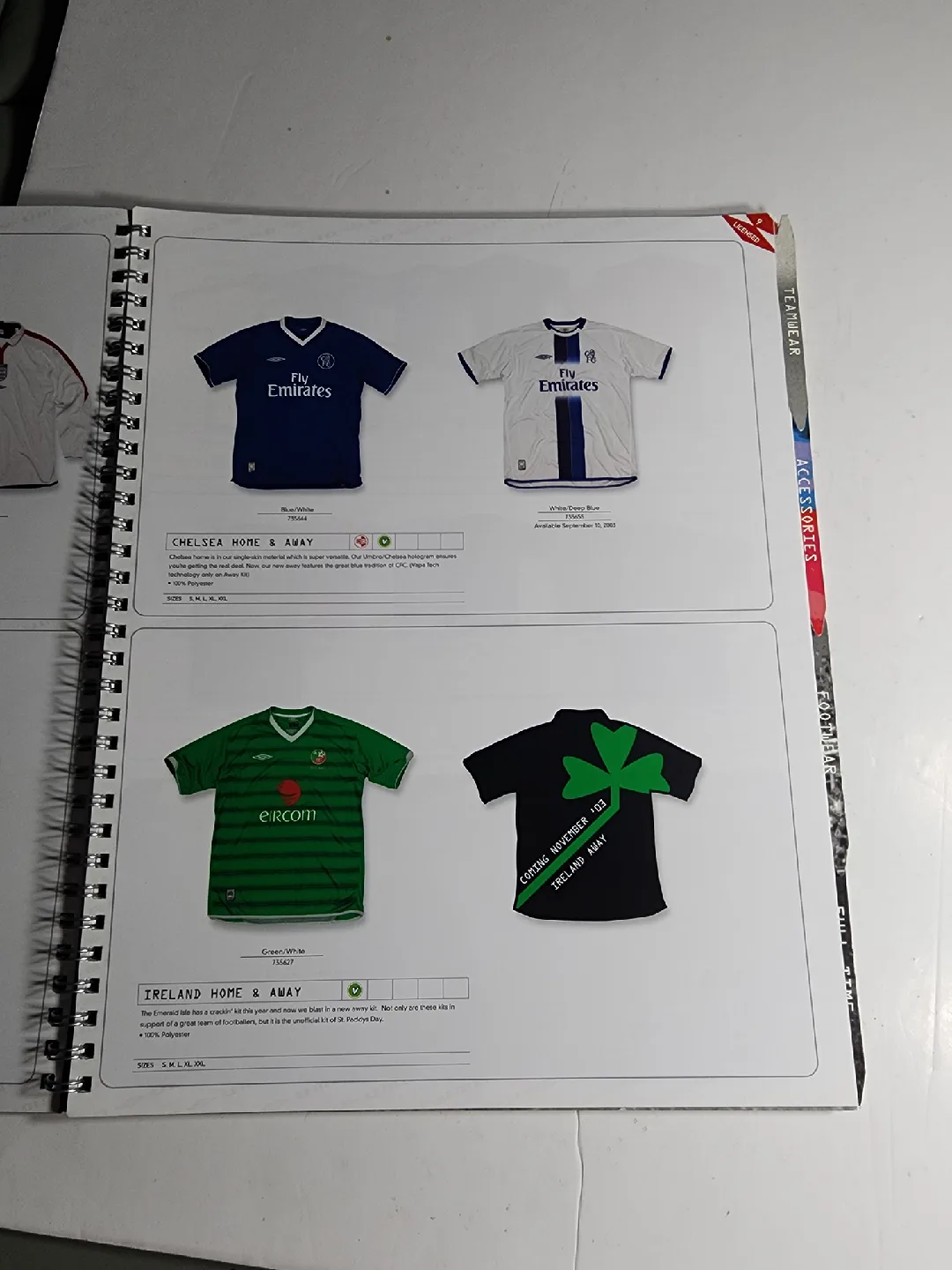 Umbro Soccer Launch 2004 Spiral Notebook image indicator(8)