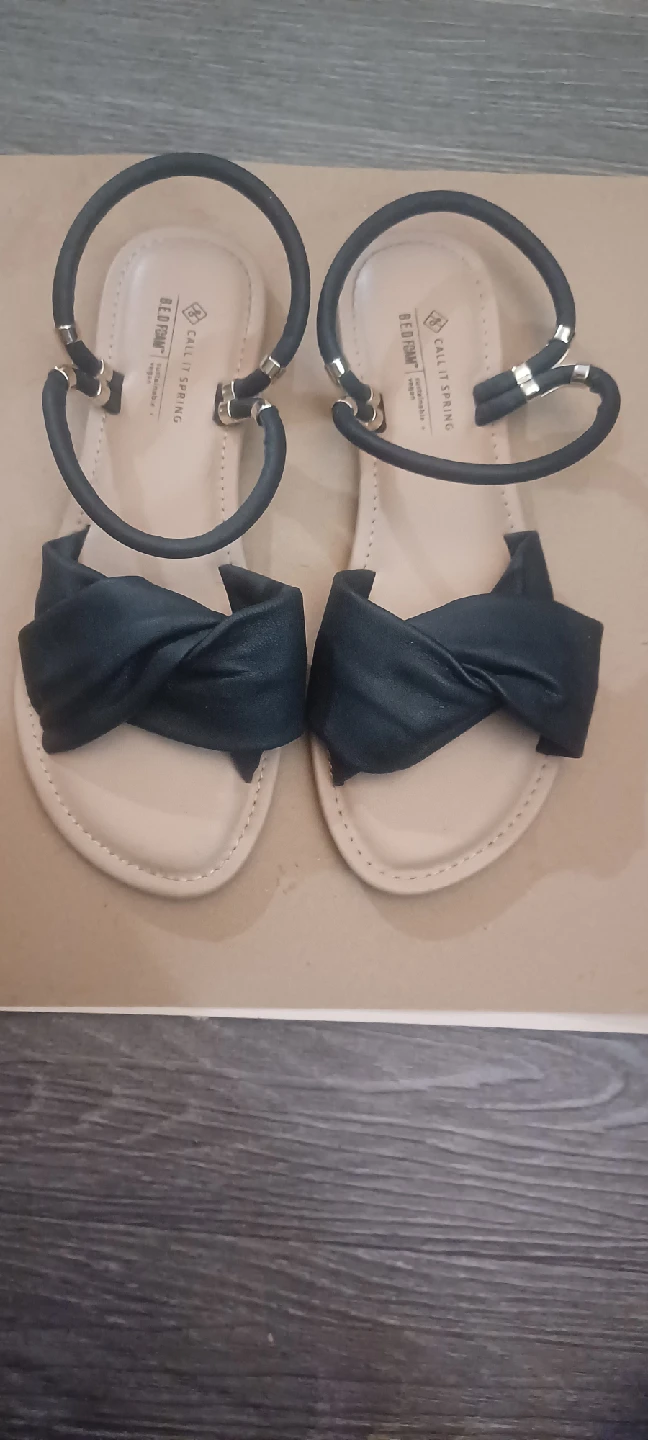 Call It Spring Black Sandals