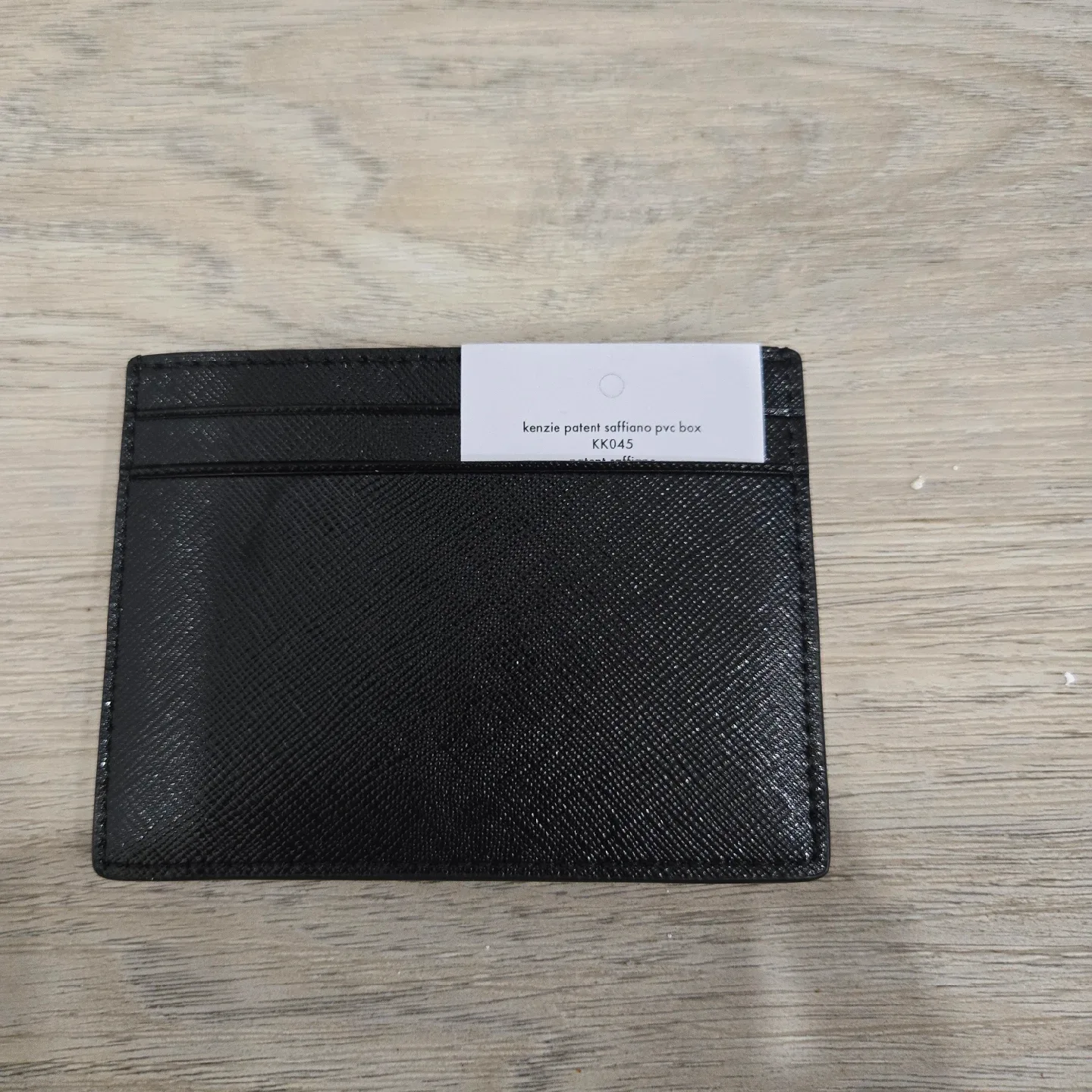 NWT Kate Spade Black Kenzie Card Holder Wallet image indicator(4)