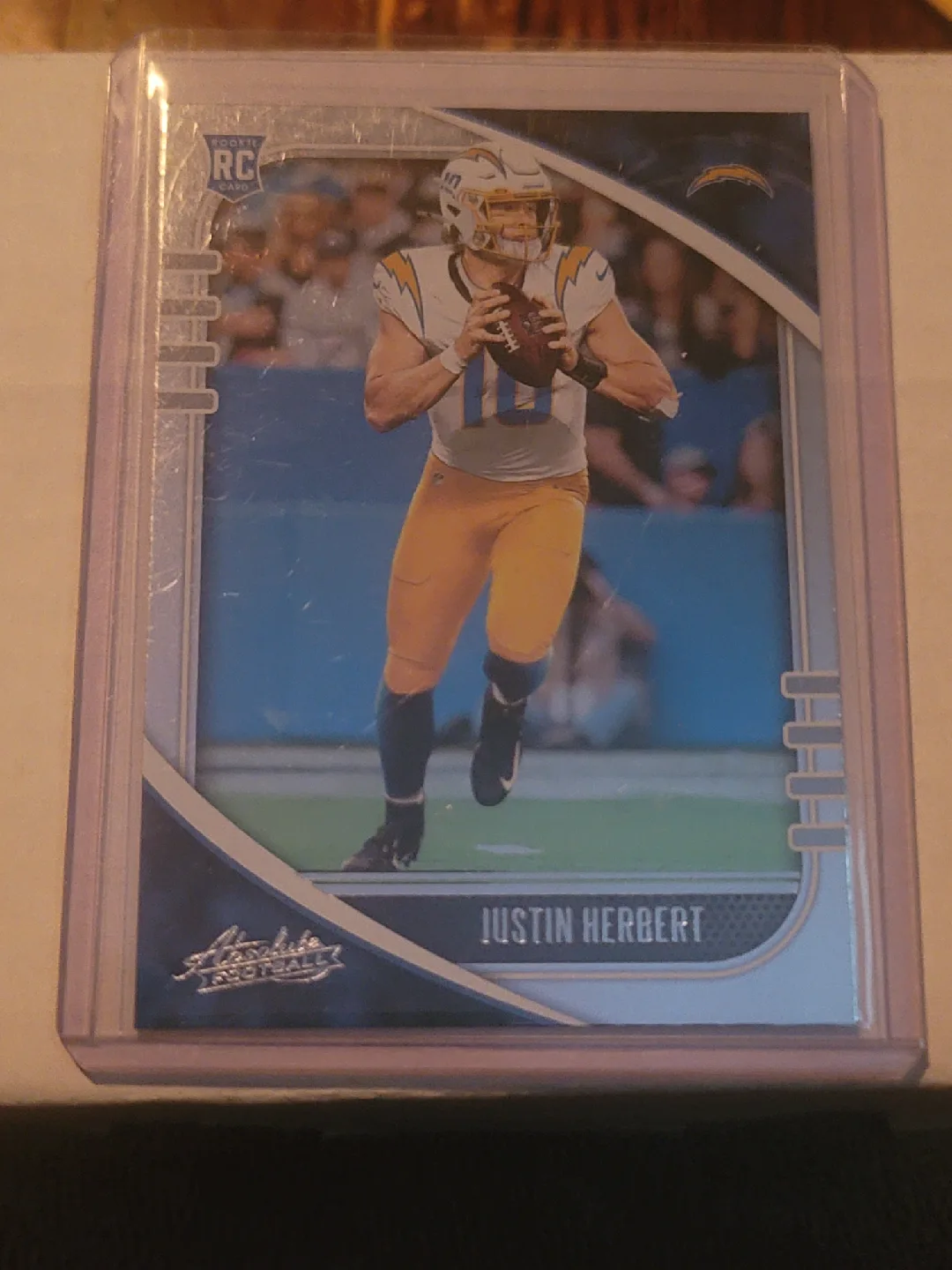 Justin Herbert Rookie 2020 Panini Absolute Football Card thumbnail