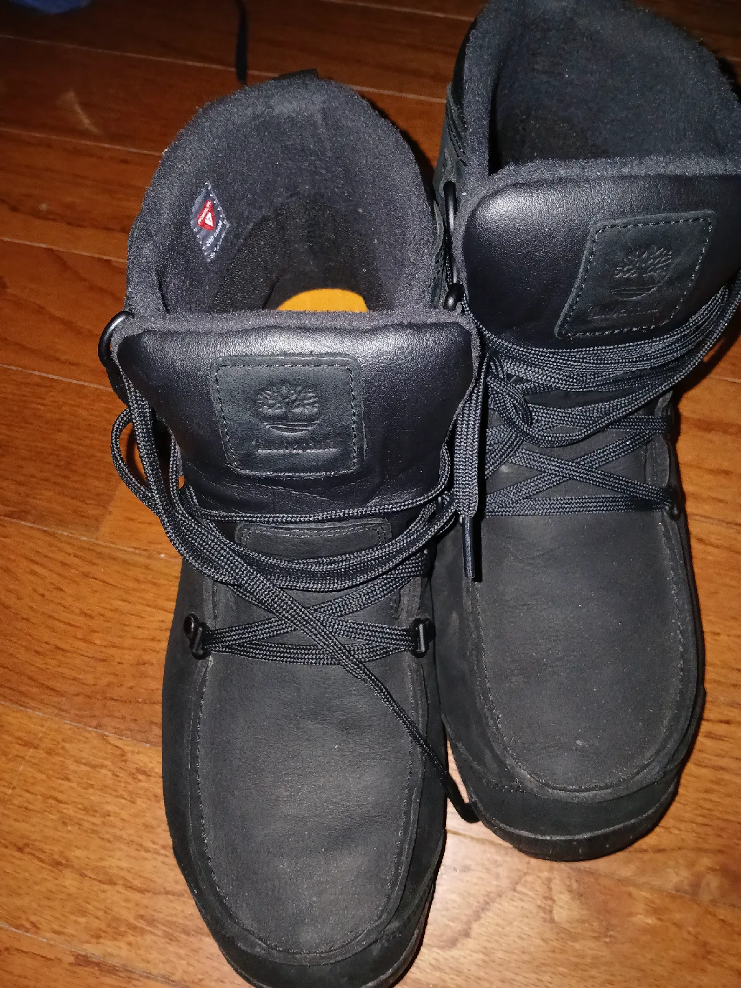 Timberland Black Leather Boots - Men's US 10 image indicator(5)