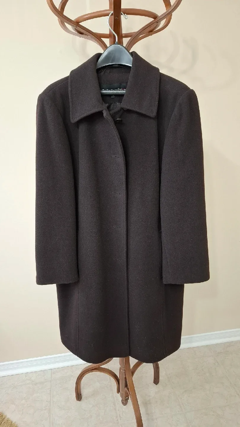 Brown Wool Blend Coat image indicator(2)