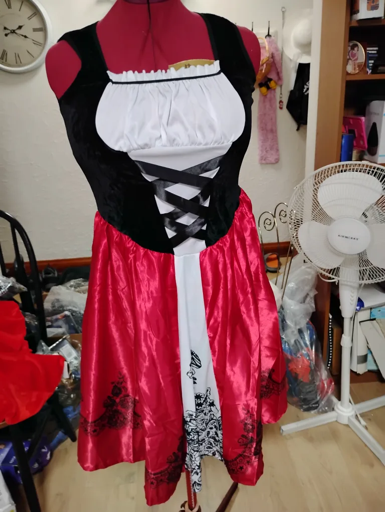 Red Riding Hood Costume - Dress & Cape image indicator(5)