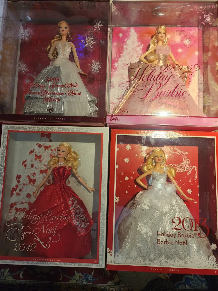 Holiday Barbie Lot 2001-2022 Not Sold Separately image indicator(5)