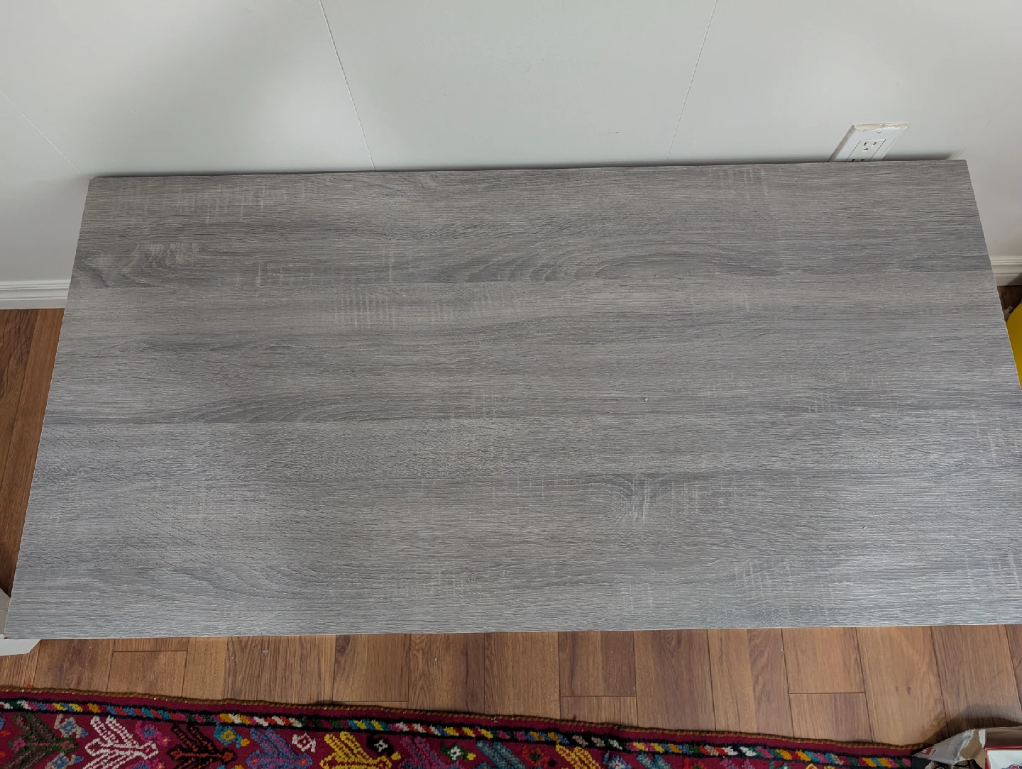Grey Wood Grain Coffee Table - photo 3