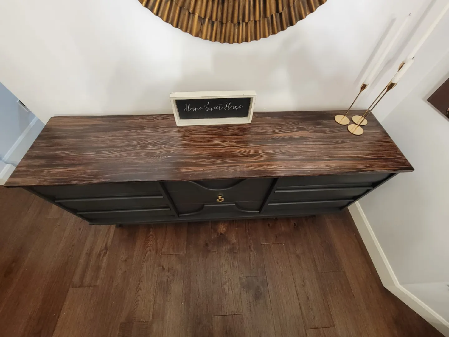 Refinished Ash & Wood Dresser image indicator(9)