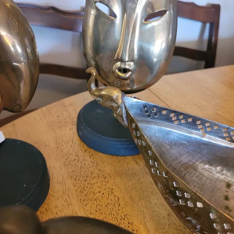 Lot of 4 Vintage Brass Items 20.00 each or all 4 for 60.00 image indicator(7)