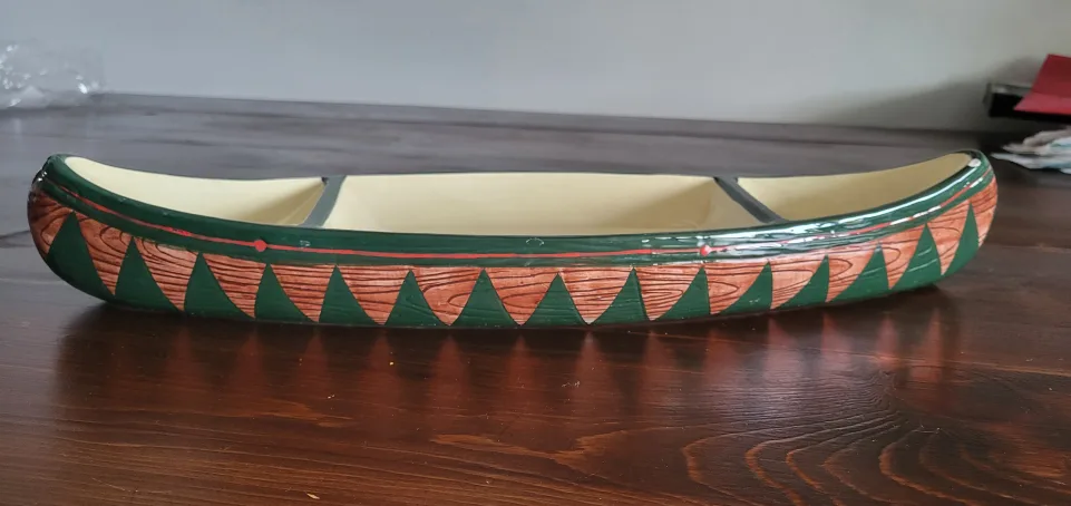 Vintage Canoe Shaped Serving Dish image indicator(2)