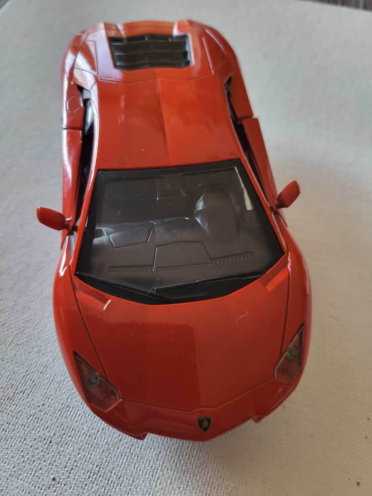 Lamborghini Aventador Orange Diecast Car - photo 2