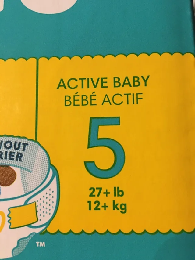 Pampers Swaddlers Size 5 - 50 Diapers ❤️ (27+ lb) image indicator(2)