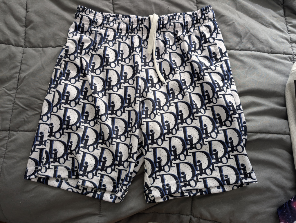 Dior Oblique Pattern Shorts medium