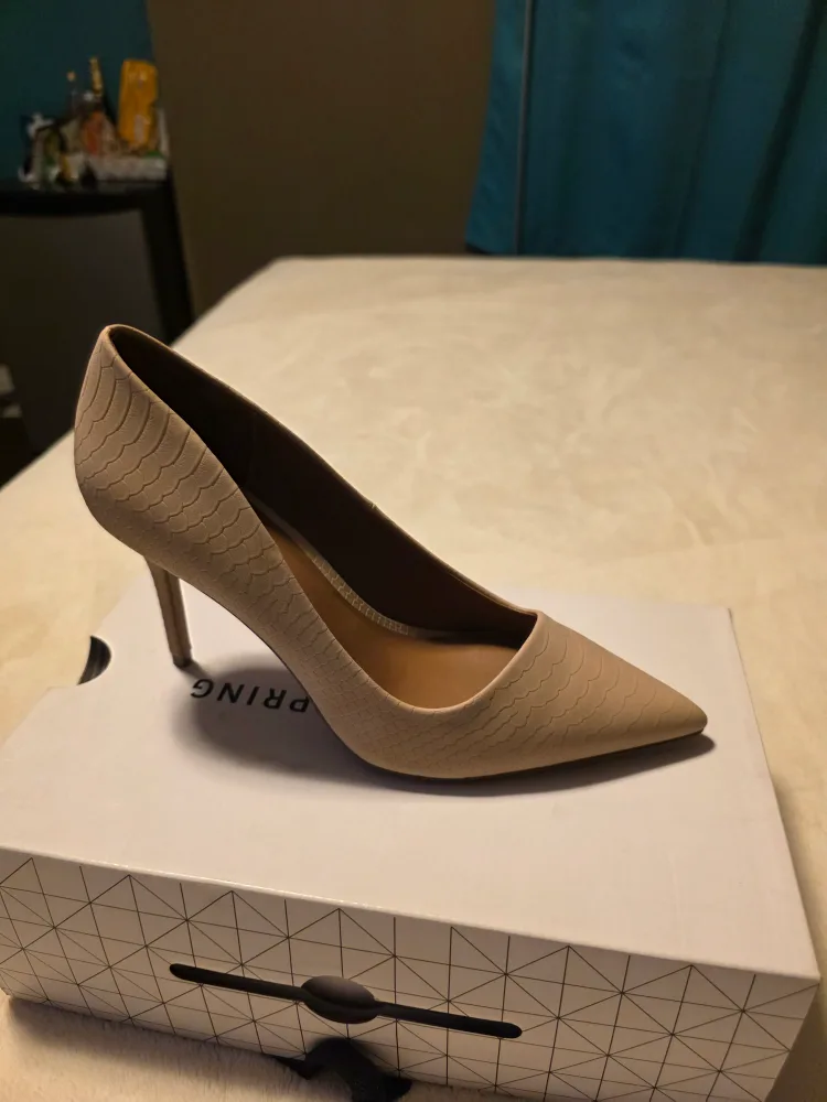 Call It Spring Beige Heels