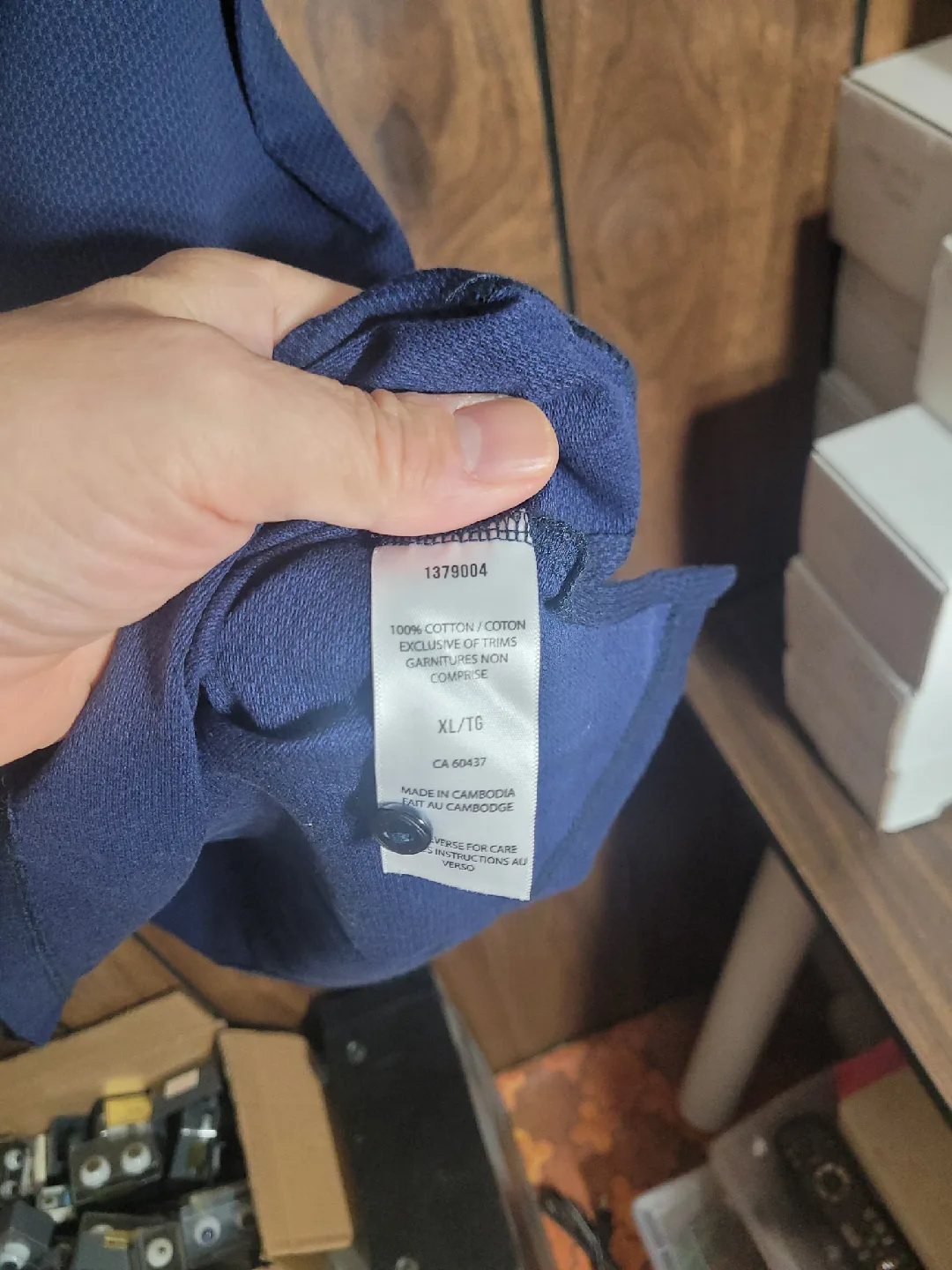 Sunice Navy Blue Polo Shirt - XL image indicator(5)