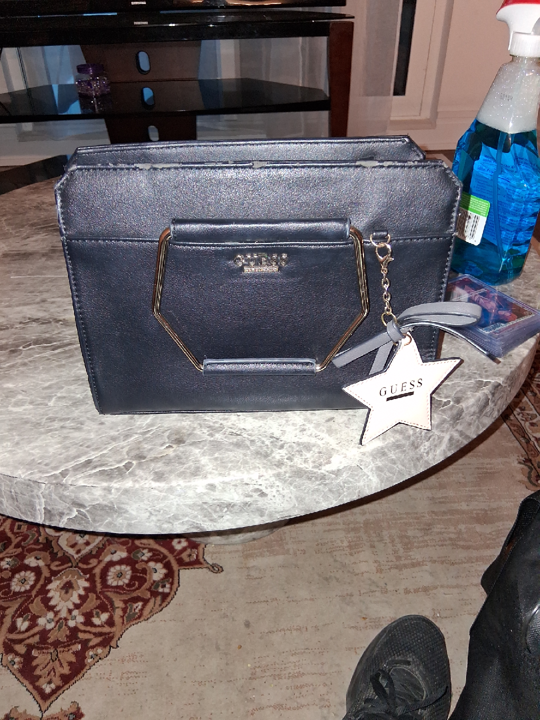 Guess Black Satchel Bag