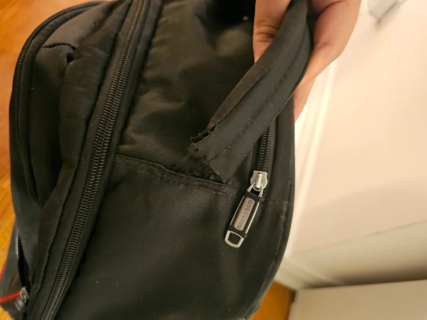 Navy Club Rolling Backpack - Black image indicator(3)