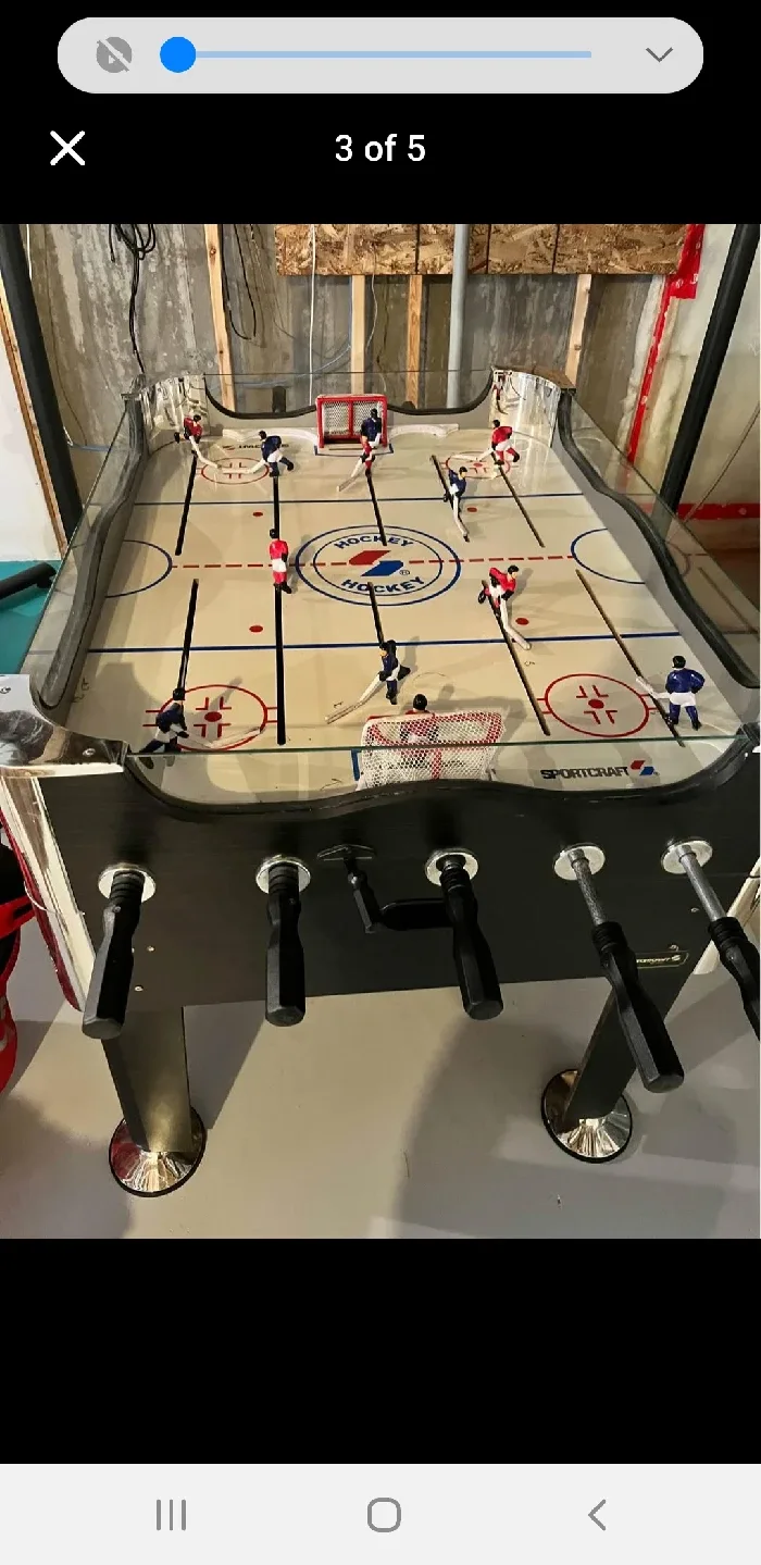 Sportcraft Table Top Rod Hockey Game