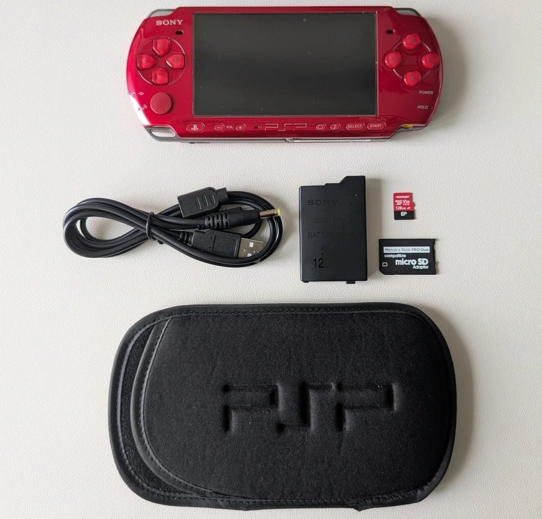 Sony PSP3000 Red modded