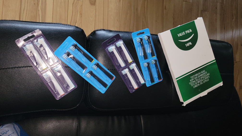Toothbrush Head Refills - Value Pack of 16