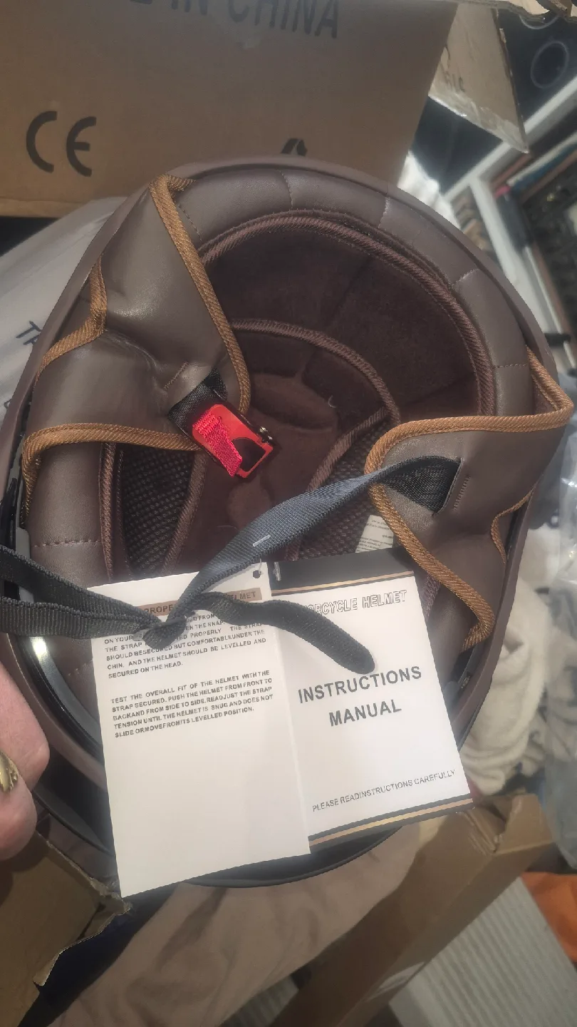 ILM Half Helmet Motorcycle Open Face XL image indicator(6)