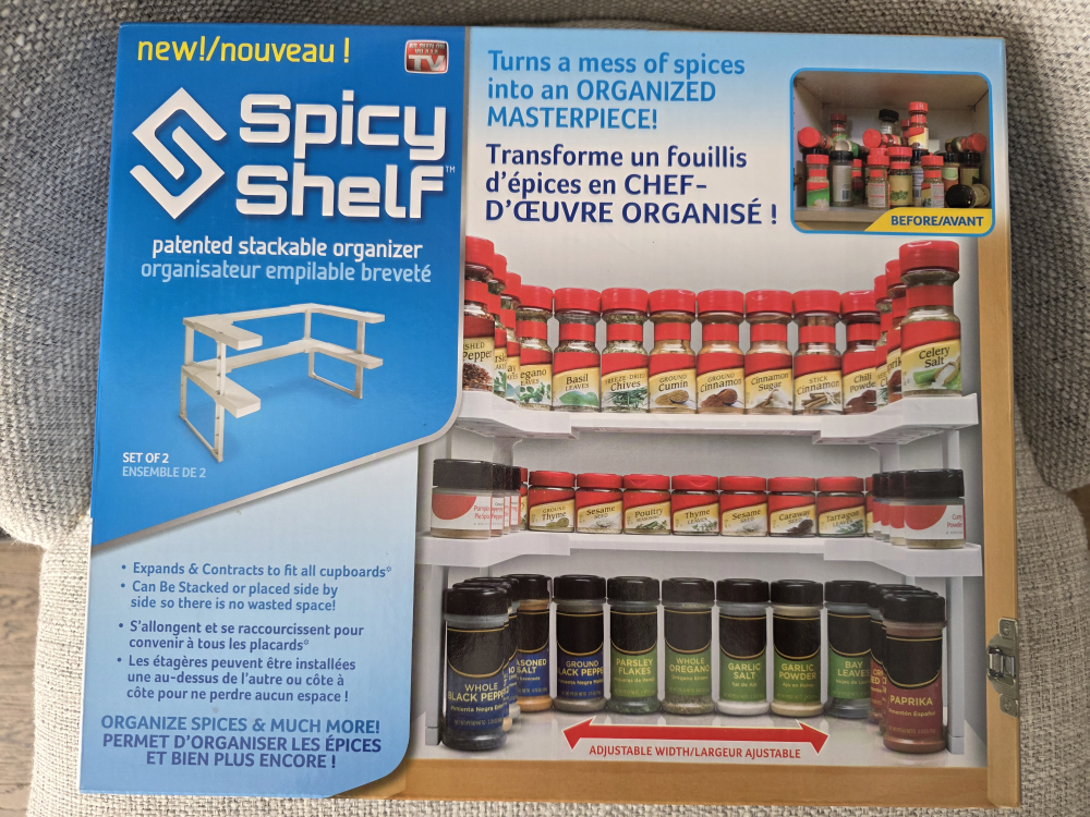 Spicy Shelf Stackable Organizer - Set of 2