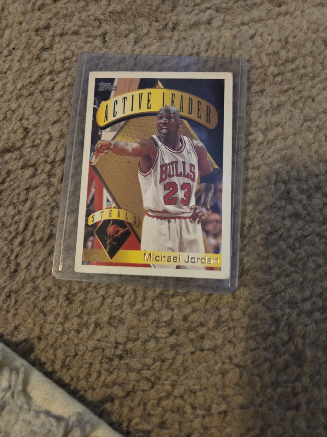 Michael Jordan Topps Active Leader Trading Card