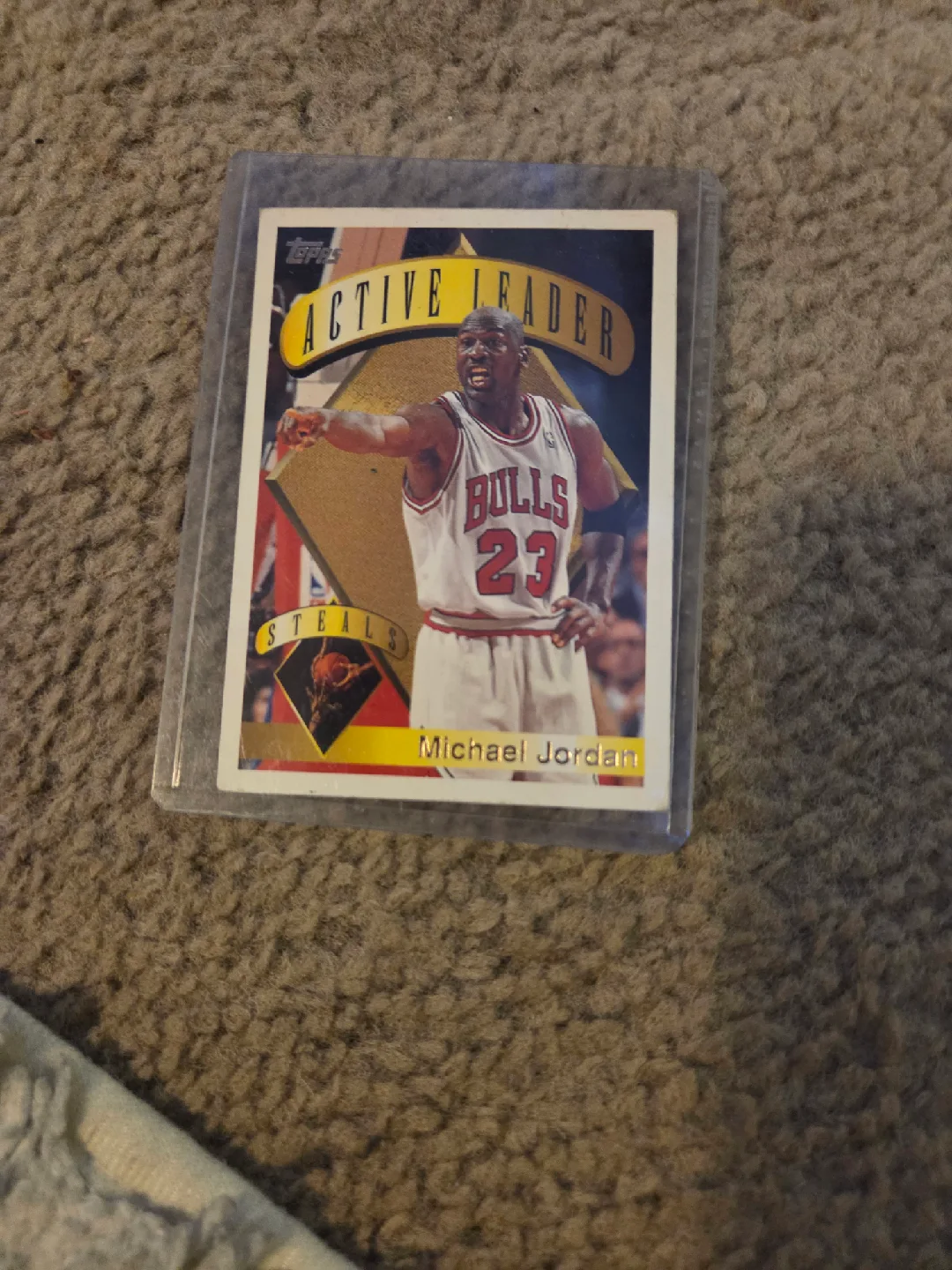 Michael Jordan Topps Active Leader Trading Card thumbnail