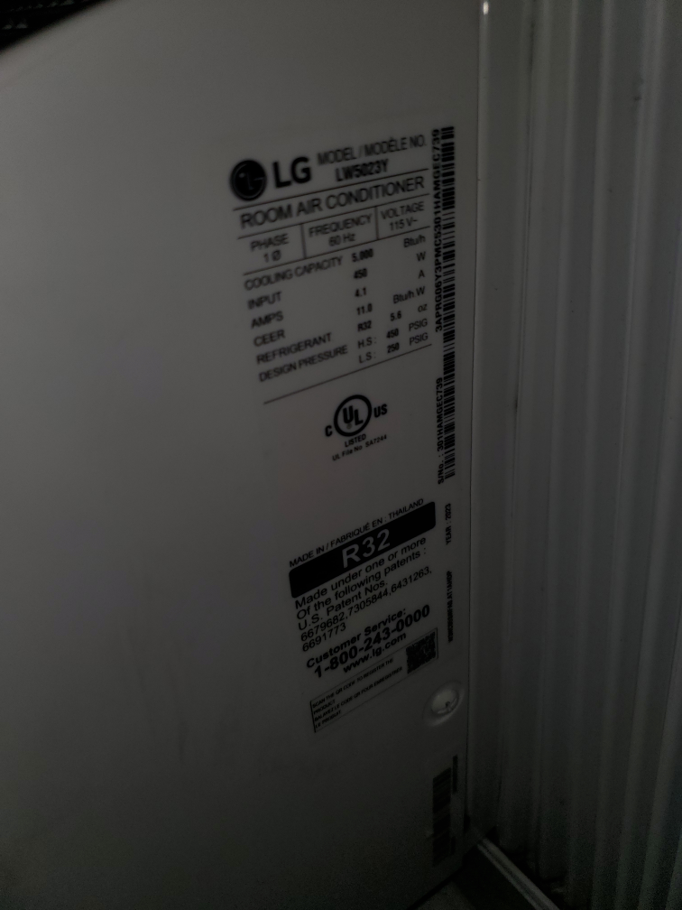 LG LW5023Y Room Air Conditioner - photo 2