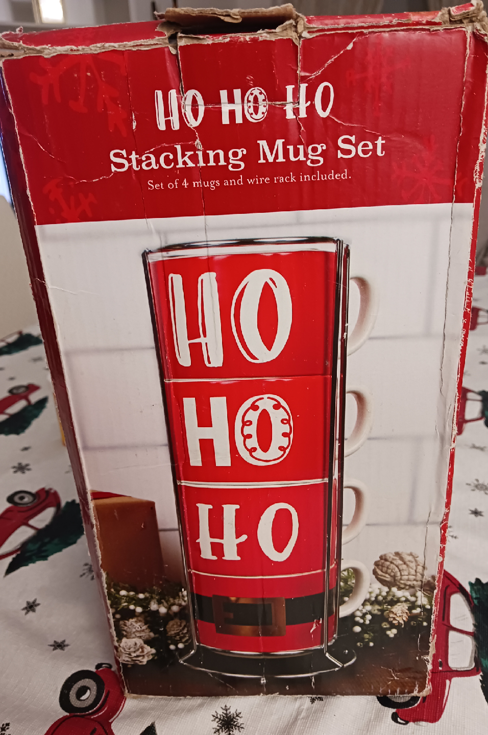 🎄 “Ho Ho Ho” Holiday Mug Set – Festive Christmas Ho Ho Ho Set - photo 3