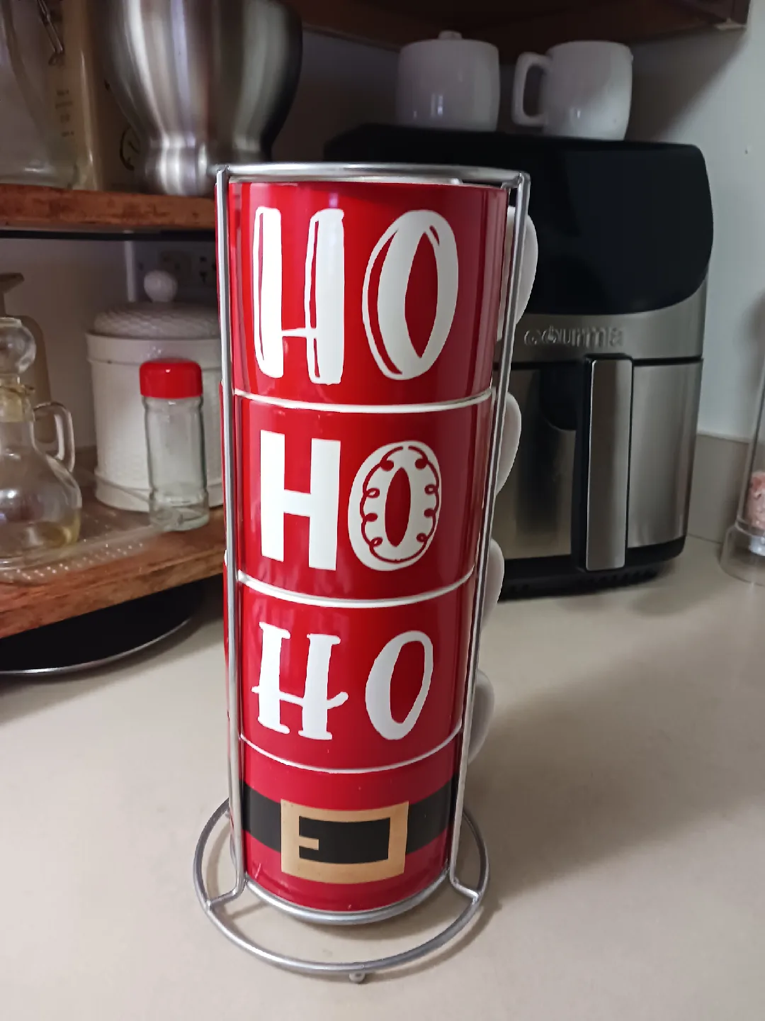🎄 “Ho Ho Ho” Holiday Mug Set – Festive Christmas Ho Ho Ho Set thumbnail