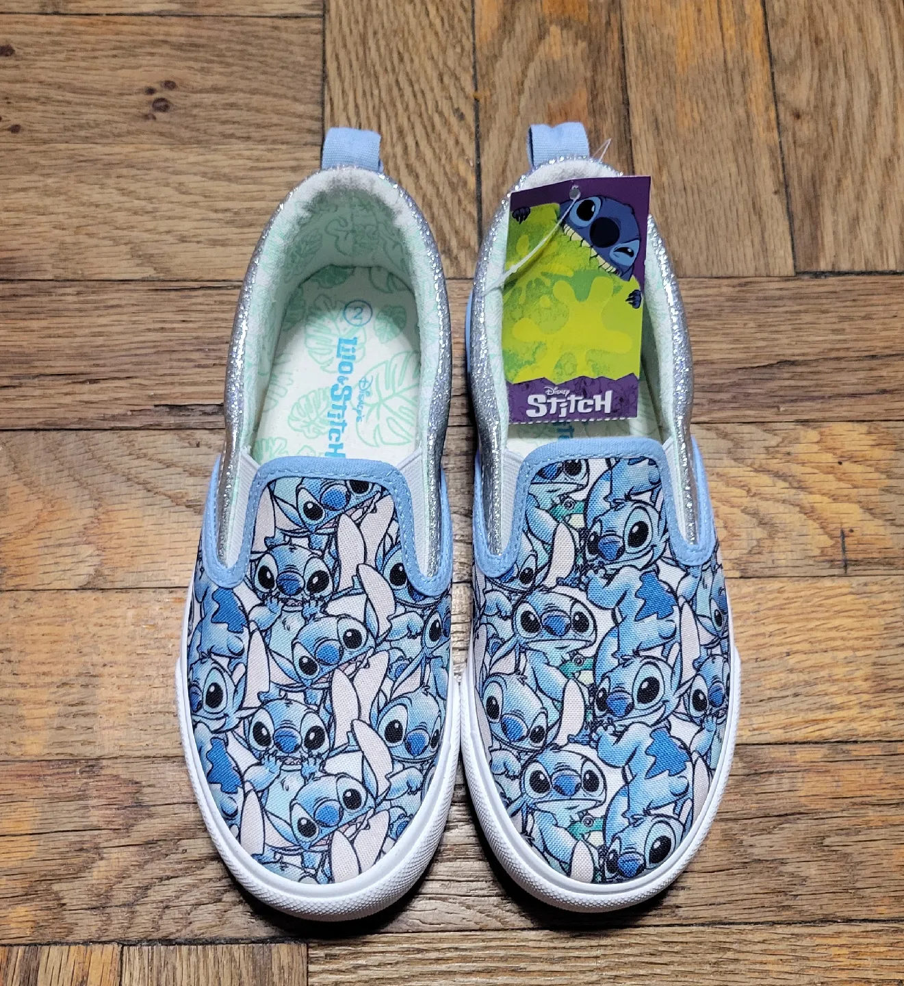 Disney Lilo & Stitch Slip-On Shoes - Size 2 - NEW! thumbnail