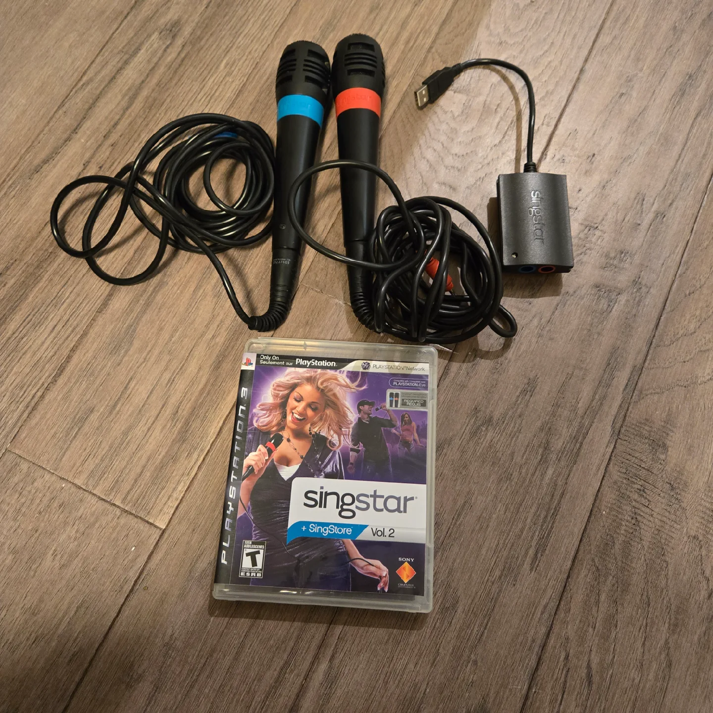 Singstar ps3 with microphones. Good condition. thumbnail