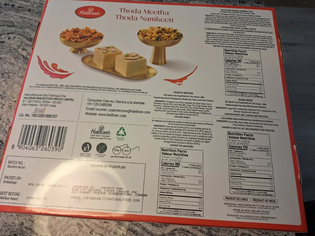 Haldirm's Thoda Meetha Thoda Namkeen - Indian Snacks image indicator(2)