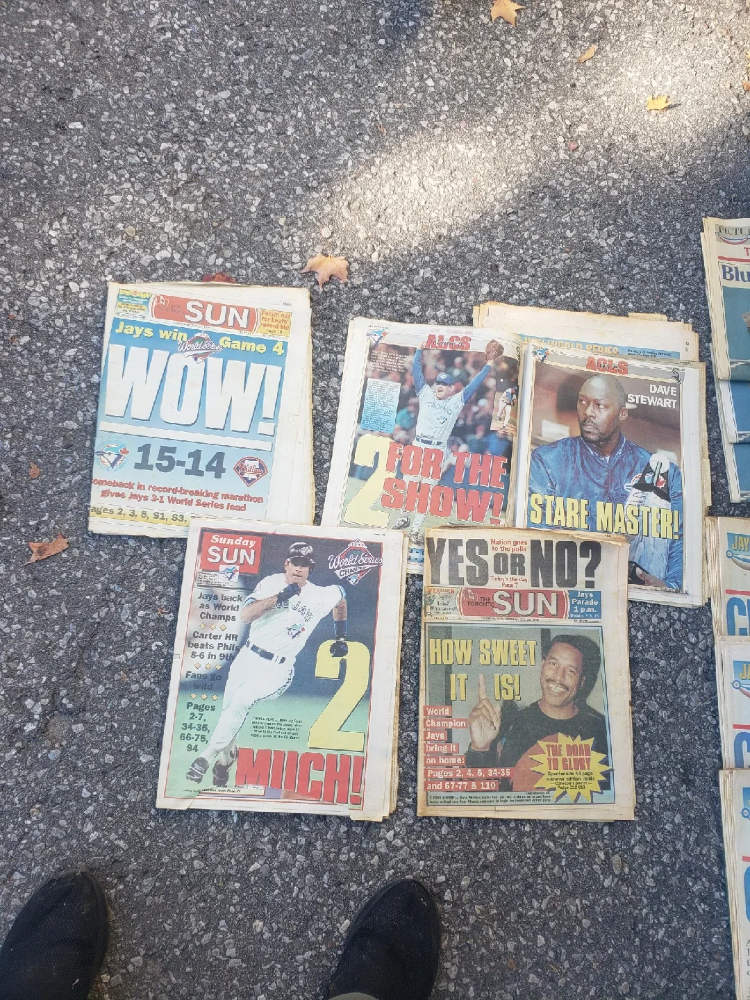 Vintage Toronto Blue Jays Newspaper Collection image indicator(2)