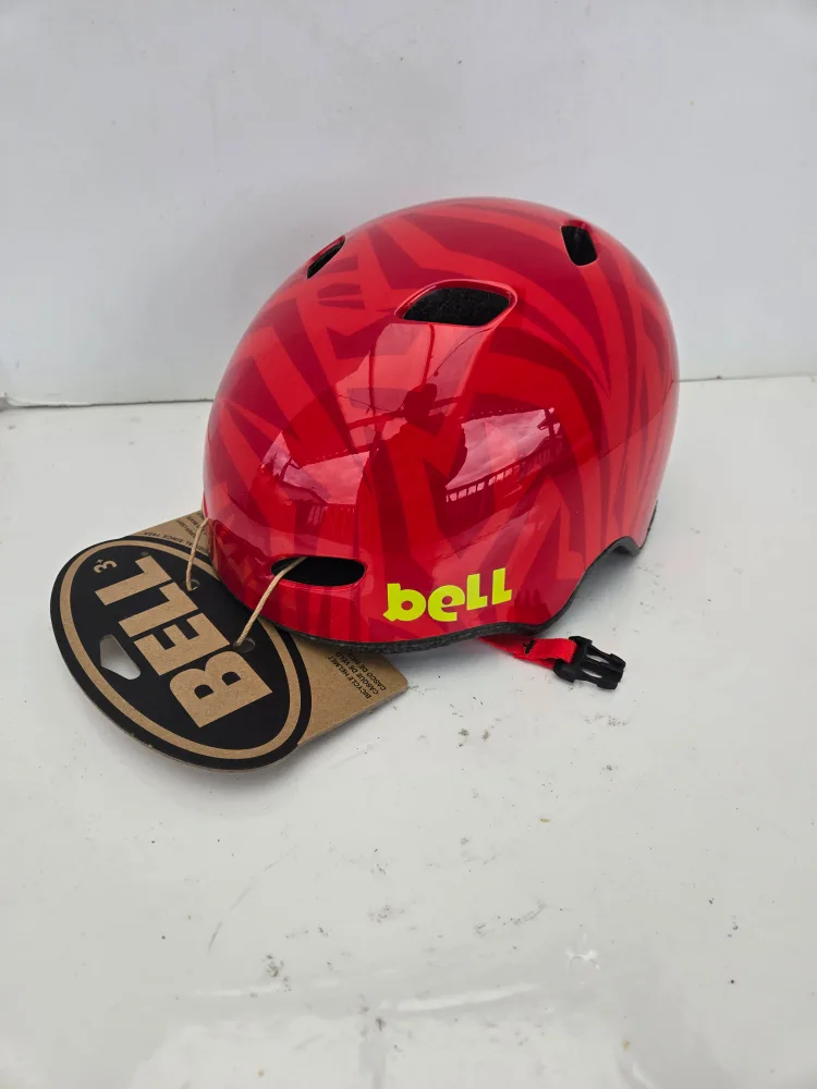 New kids toddlers red bike helmet size in photos image indicator(2)