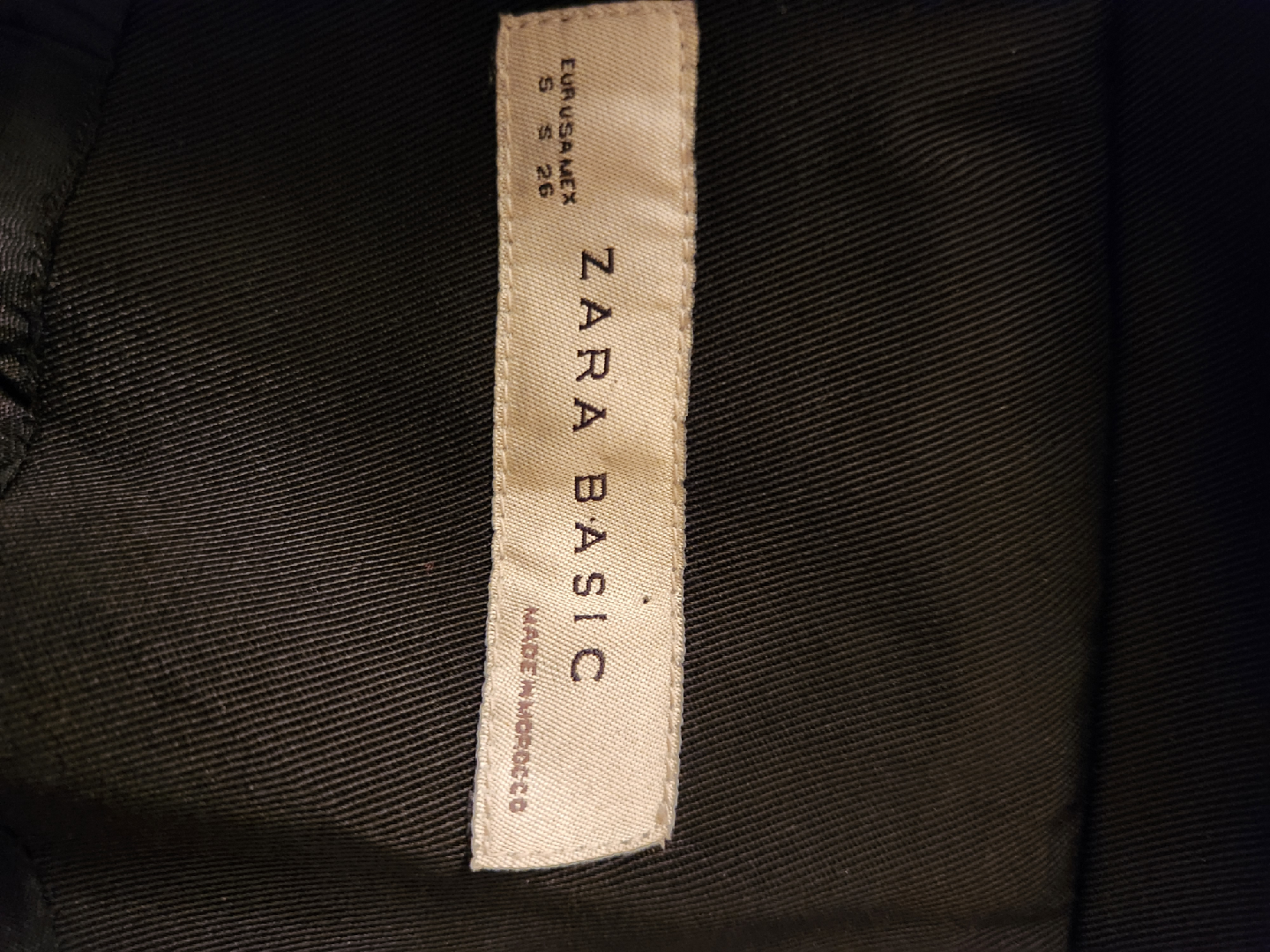 FANTASTIC FALL  Zara Basic Black Rain Jacket Size S - photo 2