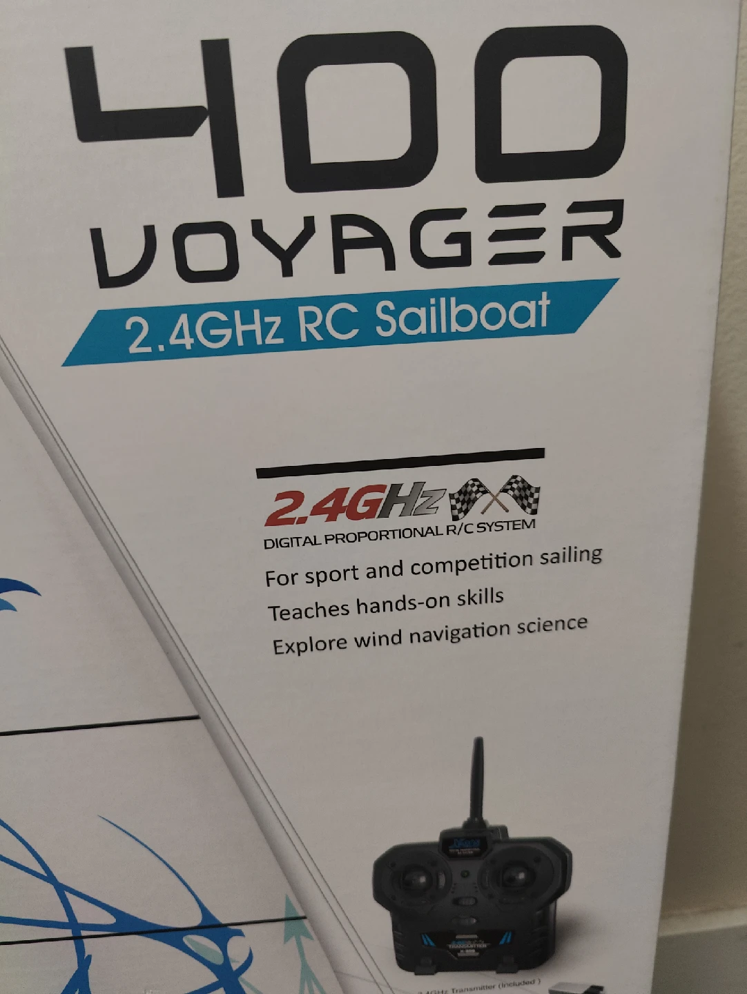 PlaySTEAM 400 Voyager 2.4GHz RC Sailboat - New - photo 2