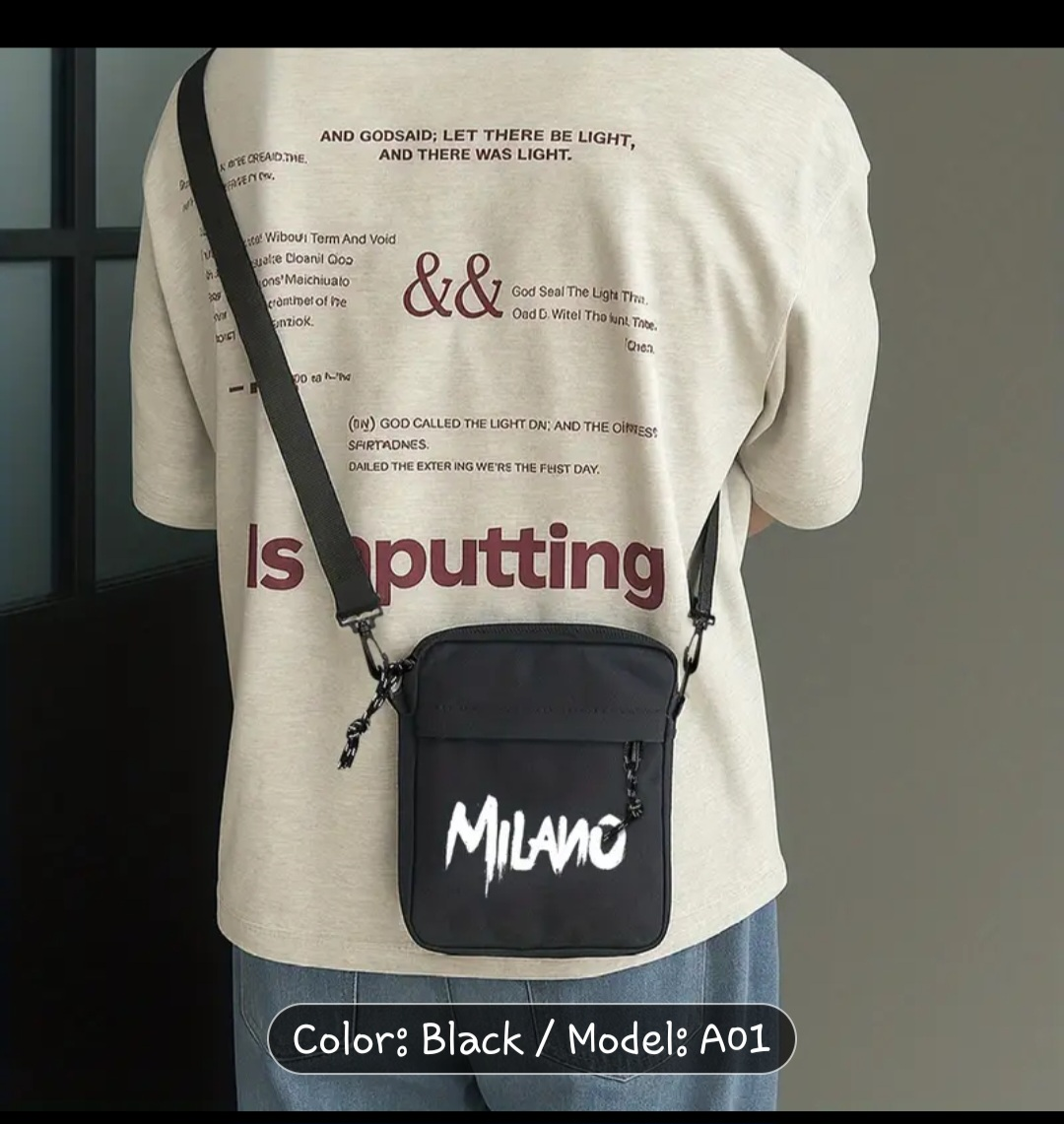 Milano Black Crossbody Bag✨️🎒 - photo 4