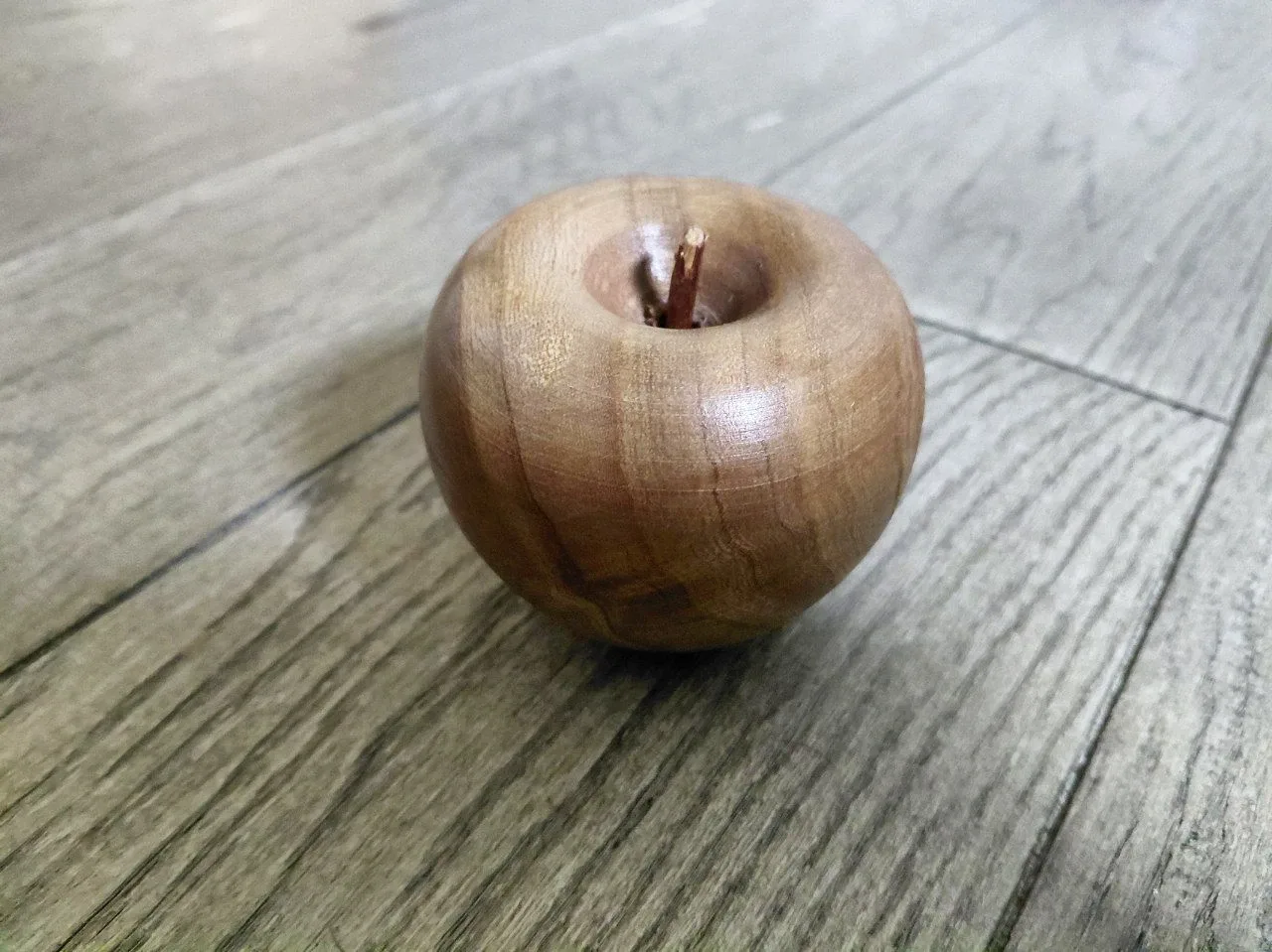Handmade Wooden Apple Decor